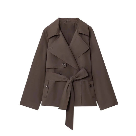 Elora – Half-lange trenchcoat met ceintuur