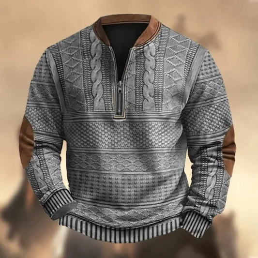 Joris – Gebreide Trui met Ritsdetail