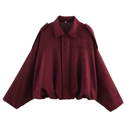 Aveline™ – Elegante suède jack