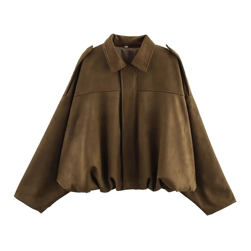 Aveline™ – Elegante suède jack