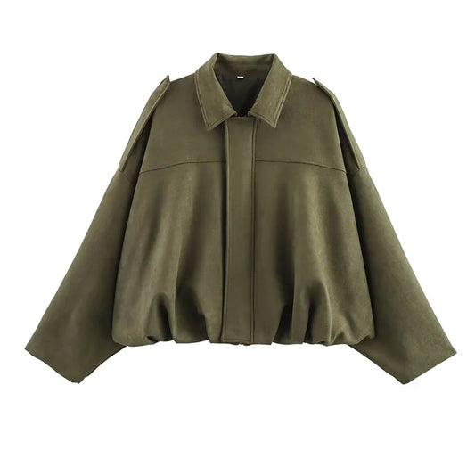 Aveline™ – Elegante suède jack