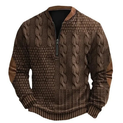 Joris – Gebreide Trui met Ritsdetail